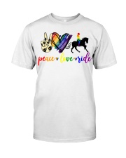 horse and girl 2 Classic T-Shirt front