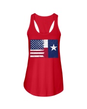 texas color Ladies Flowy Tank thumbnail
