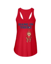 sloth sleep Ladies Flowy Tank thumbnail