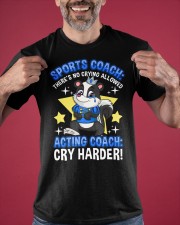 Sports Coach There's No Crying Allowed Shirt Fun Squirrel Quotes T-Shirt Coach Gifts Classic T-Shirt apparel-classic-tshirt-lifestyle-front-181