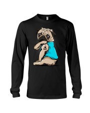 I Love Mom Pug Long Sleeve Tee thumbnail