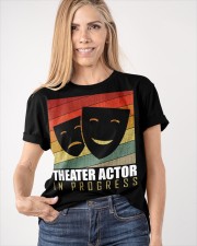 Theater Actor In Progress Shirt Musical Theater Funny Graphic Tees Best Gift For Colleague Classic T-Shirt apparel-classic-tshirt-lifestyle-front-100