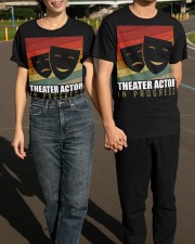 Theater Actor In Progress Shirt Musical Theater Funny Graphic Tees Best Gift For Colleague Classic T-Shirt apparel-classic-tshirt-lifestyle-front-145