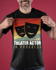 Theater Actor In Progress Shirt Musical Theater Funny Graphic Tees Best Gift For Colleague Classic T-Shirt apparel-classic-tshirt-lifestyle-front-181