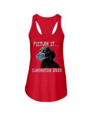 Picture It Quarantine 2020 dachshund Ladies Flowy Tank thumbnail