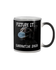 Picture It Quarantine 2020 dachshund Color Changing Mug thumbnail