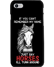 If You Can'T Remeber My Name Just Say Horses Phone Case thumbnail