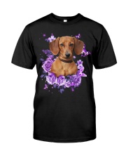 Dachshund T-shirt Christmas gift for friend Classic T-Shirt front
