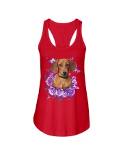 Dachshund T-shirt Christmas gift for friend Ladies Flowy Tank thumbnail