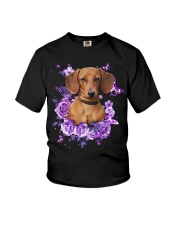 Dachshund T-shirt Christmas gift for friend Youth T-Shirt thumbnail