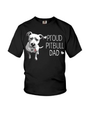 Pitbull Proud Pitbull Dad Youth T-Shirt thumbnail