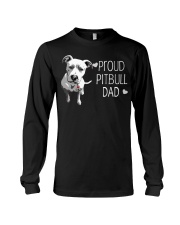 Pitbull Proud Pitbull Dad Long Sleeve Tee thumbnail