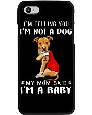 Pitbull Lovemom I'm Telling You I'm Not A Dog Phone Case thumbnail