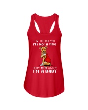 Pitbull Lovemom I'm Telling You I'm Not A Dog Ladies Flowy Tank thumbnail