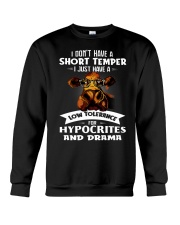 Cow I Don't Have A Short Temper Crewneck Sweatshirt thumbnail