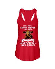 Cow I Don't Have A Short Temper Ladies Flowy Tank thumbnail