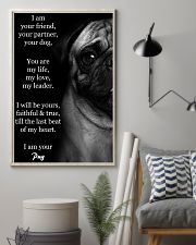 I Am Your Friend Your Partned Your Dog Pug 11x17 Poster lifestyle-poster-1