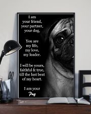 I Am Your Friend Your Partned Your Dog Pug 11x17 Poster lifestyle-poster-2