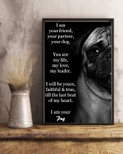 I Am Your Friend Your Partned Your Dog Pug 11x17 Poster lifestyle-poster-3