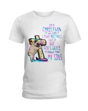 pug 2 Ladies T-Shirt thumbnail