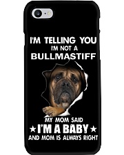 Bullmastiff I'm telling you i'm not a Phone Case thumbnail