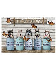 Husky 17x11 Poster front