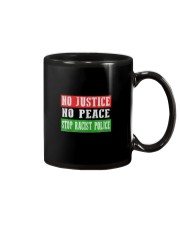 No Justice No Peace Stop Racist Police Mug thumbnail