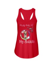 Stay Out Of My Bubble Chihuahua Ladies Flowy Tank thumbnail