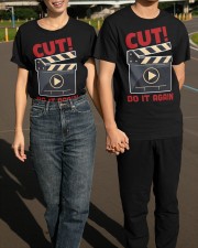 Cut Do It Again Shirt Movie Director Graphic T-Shirt Filmmaker Gifts Classic T-Shirt apparel-classic-tshirt-lifestyle-front-145