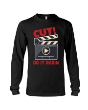 Cut Do It Again Shirt Movie Director Graphic T-Shirt Filmmaker Gifts Long Sleeve Tee tile
