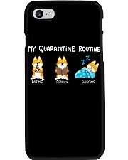 My Quarantine Routine Shiba inu Phone Case thumbnail