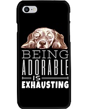 Being Adorable Exhausting Dachshund Phone Case thumbnail