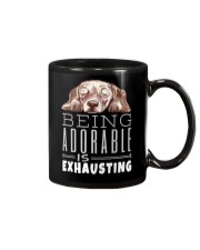 Being Adorable Exhausting Dachshund Mug thumbnail