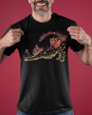 Flower Cat Shirt Themed Cute Cat Graphic Tee Apparel Gifts For Her Classic T-Shirt apparel-classic-tshirt-lifestyle-front-181
