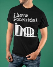 I Have Potential Shirt Roller Coaster Love Vintage T-Shirt Gift For Girlfriend Classic T-Shirt apparel-classic-tshirt-lifestyle-front-88