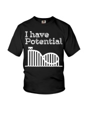I Have Potential Shirt Roller Coaster Love Vintage T-Shirt Gift For Girlfriend Youth T-Shirt tile