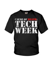 Tech Week (Cause Of Death) Shirt Theater Geek Crew T-Shirt Christmas Gifts For Actors Youth T-Shirt tile