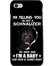i'm telling you i'm not a schnauzer Phone Case thumbnail