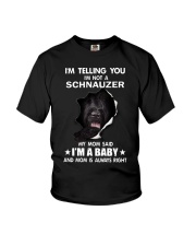 i'm telling you i'm not a schnauzer Youth T-Shirt thumbnail