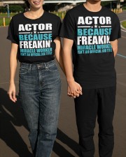 Actor Because Freakin Miracle Worker Shirt Fun Christmas Gifts For Adults Classic T-Shirt apparel-classic-tshirt-lifestyle-front-145