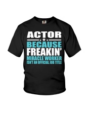 Actor Because Freakin Miracle Worker Shirt Fun Christmas Gifts For Adults Youth T-Shirt tile