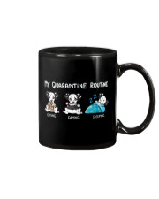 My Quarantine Routine Dalmatian2 Mug thumbnail