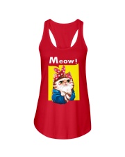Cat meow edition Ladies Flowy Tank thumbnail