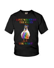 Rooster Love Whatever The Cluck You Want T-Shirt Support LGBT Pride Month Shirt Merch Youth T-Shirt tile