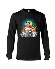 Cats cute T-shirt-Christmas gift for friend Long Sleeve Tee thumbnail
