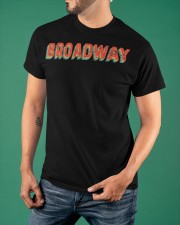Broadway Shirt Musical Theatre Retro Vintage T-Shirt Gift Ideas For Coworkers Classic T-Shirt apparel-classic-tshirt-lifestyle-front-88
