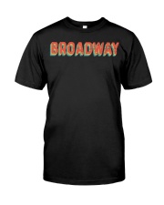 Broadway Shirt Musical Theatre Retro Vintage T-Shirt Gift Ideas For Coworkers Classic T-Shirt front