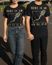Here Is An Old Pic Of Me T-Shirt Funny Native American Shirts For Men Classic T-Shirt apparel-classic-tshirt-lifestyle-front-145