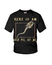 Here Is An Old Pic Of Me T-Shirt Funny Native American Shirts For Men Youth T-Shirt tile