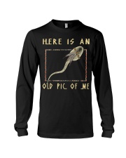 Here Is An Old Pic Of Me T-Shirt Funny Native American Shirts For Men Long Sleeve Tee tile